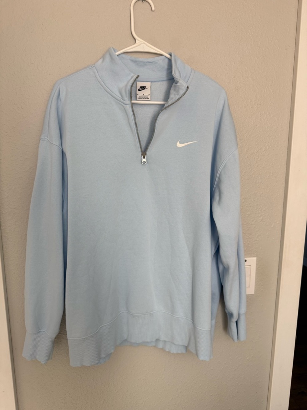Women Nike Phoenix 1/4 zip oversized sweatshirt